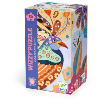 DJECO Puzzle DJ07022 Wizzy’Puzzles: Vogel - 50 Teile, Puzzleteile