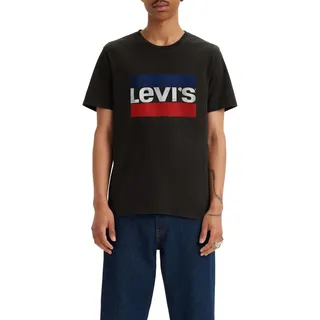 Levi's Herren Sportswear Logo Graphic T-Shirt,Sportswear Beautiful Black+,S