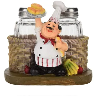 Salz- Und Pfefferstreuer-Set, Lustige Salz- Und Pfefferstreuer, Salzstreuer, Kochfiguren, Chef-Dekoration Für Zuhause, Küche, Restaurant(#B)