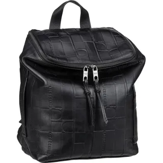 Liebeskind Berlin Rucksack Hera Monogramm 33 x 28 x 20 - Schwarz