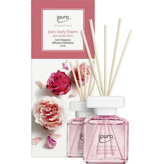 IPURO Raumduft ipuro ESSENTIALS Raumduft Lovely Flowers 50 ml blau