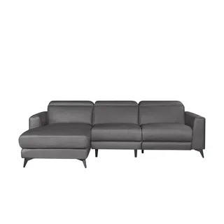 uno Ecksofa mit Relaxfunktion Taku , grau , Maße (cm): B: 268 H: 81 T: 169.0