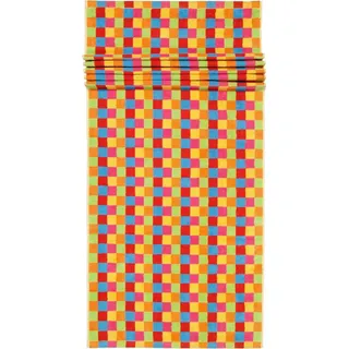 CAWÖ Life Style Karo 7017 Saunatuch 70 x 180 cm multi