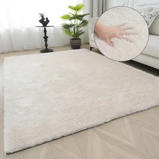 Bruno Banani Teppich BRUNO BANANI "Dana Teppich, besonders weich und kuschelig, Kundenliebling" Gr. 8, beige (natur), B:300cm H:30mm L:400cm, Kunstfaser, Teppiche, Teppich, uni, Mikrofaser Teppiche, Wohnzimmer, Schlafzimmer, Esszimmer