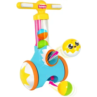 Tomy Pic'nPop Lernspiel - Lauflernwagen ab 1 Jahr, Nachziehtier | Nachziehtiere ab 1 Jahr - Pop It Spielzeug, Lauflernhilfe für Babys, für Draußen und Drinnen