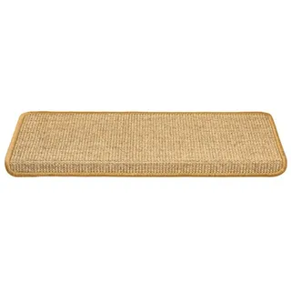 Metzker® Stufenmatte Stufenmatten Sisal Rechteckig Einzeln und SparSet's, rechteckig, Höhe: 6 mm gelb