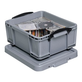 Really Useful Box Aufbewahrungsbox 18,0 l silber 48,0 x 39,0 x 20,0 cm