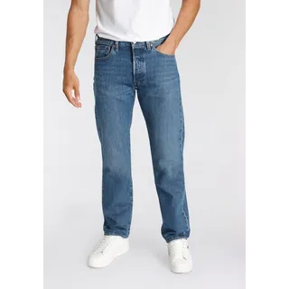Levi's Jeans Straight Fit 501 in blauem Stonewash-W31 / L30
