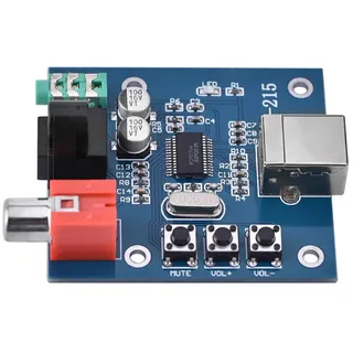 PCM2704 Decoder-Karte Externe HiFi-Soundkarte Tragbare USB-Decoder-Karte 3,5 mm Analogausgang F/PC