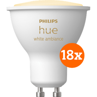 Philips Hue White Ambiance GU10 18er-Pack