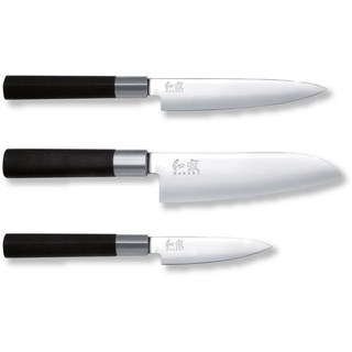 KAI Messer-Set Wasabi Japan Messerset mit Santoku (3-tlg)
