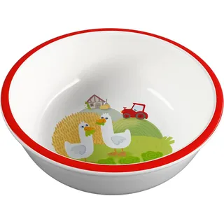 HABA 2012440002 - Schüssel Bauernhof, Melamin, 15,5cm