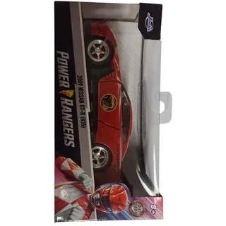 Jada Toys - 1:32 Power Rangers - Hollywood Rides - 2009 Nissan Gt-R (R35) Red Ranger Theme
