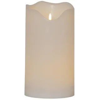 Star Trading LED-Kerze Flamme Grand 30 cm weiß