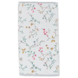 Pip Studio Les Fleurs Handtuch 55 x 100 cm weiß 