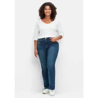 Sheego Gerade Jeans Große Größen mit Bodyforming-Effekt blau 27