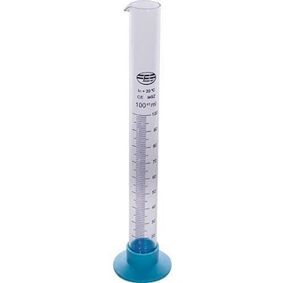 PROREGAL® Messbecher Messzylinder WHT 100ml, Messung, Glas