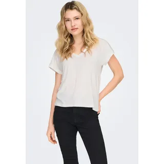 Only ONLFREE LIFE V-Shirt Weiß S