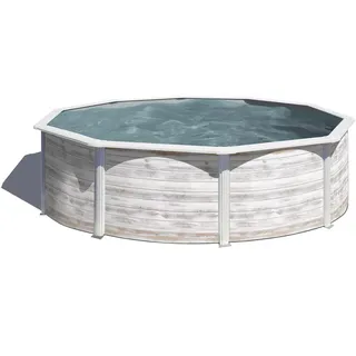 Gre Nordic Rundbecken-Set Ø 350 x 120 cm inkl. Reinigungsset