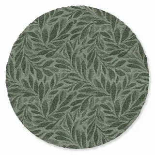 MuchoWow Fußmatte Rund Blätter - Bio - Grün, Rechteckig, Sauberlaufmatte, Fußabtreter, Türvorleger 120x120 cm grün 120 cm x 120 cm