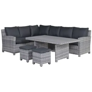 Garden Impressions Seagull Lounge-Dining Set - 5-teilig - links - cloudy grey