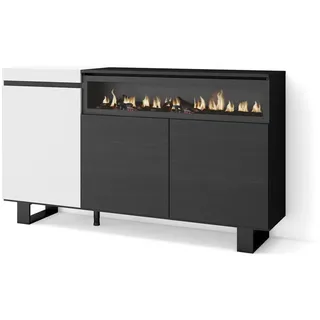 SKRAUT HOME Sideboard,, Mehrfarbig, Holzwerkstoff, Rechteckig, 35x87x150 cm, Wohnzimmer, Kommoden - Sideboards, Sideboards