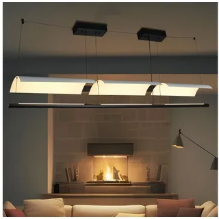 LQWELL LED Pendelleuchte Moderne Hängeleuchte Metall Kronleuchter LED Pendelleuchteenlampe, LED fest integriert, warmweiß(3000K), Minimalistische Industrie Pendellampe Vintage Hängelampe, Wohnraumbeleuchtung, für Küche, Wohnzimmer, Schlafzimmer, Esszimmer, Café PL-C