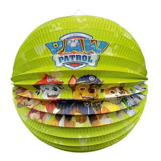 PAW PATROL Lampion Team Rund 25 cm | Kinder Laterne | Dekoration Party
