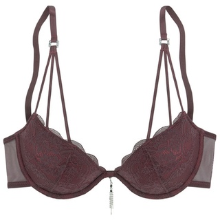 LASCANA Push-up-BH Damen cherryrot Gr.70C