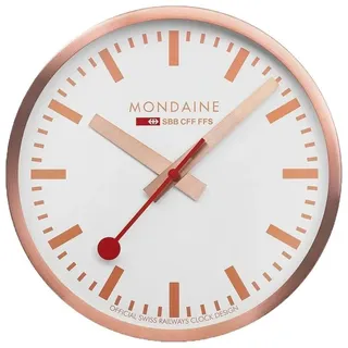Mondaine A990.CLOCK.18SBK 25,0 cm  A990.CLOCK.18SBK weiß