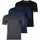 Classic Kurzarm-T-Shirt 3 Einheiten Open Blue M