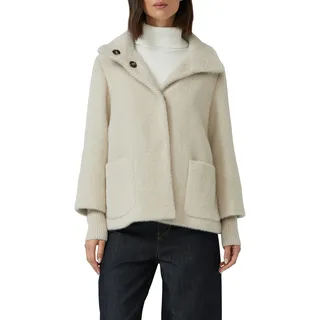 s.Oliver BLACK LABEL, Jacke mit Stehkragen und Rippstrick-Manschetten - 44
