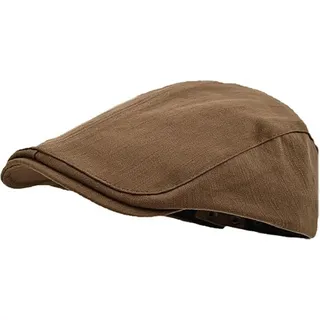 nsihing Flat Cap Schirmmütze Herren Baumwolle Barett Cap Stil Schiebekappe