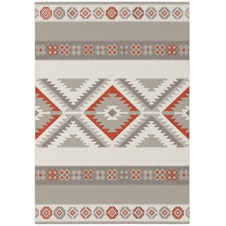 Karat Outdoorteppich Karo Rot 120 x 170 cm