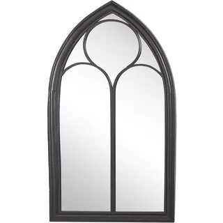 Beliani Wandspiegel Trelly 62 x 113 cm Schwarz