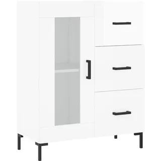 vidaXL Sideboard 69,5 x 90 x 34 cm Hochglanz-Weiß