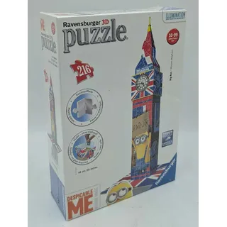 Ravensburger 125890  Big Ben Minions Bauwerke 3D Puzzle, 216 Teile NEU  London