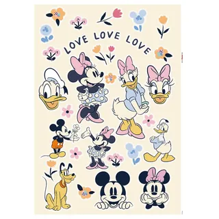 KOMAR Dekosticker Love Love Love 50 x 70 cm