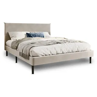 home collective Polsterbett Beige, Textil, 160x200 cm Schlafzimmer, Betten, Polsterbetten