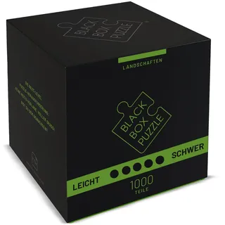 Black Box Puzzle 1000 Teile - Blackbox Puzzel mit Überraschungs-Motiv ohne Vorlage, schweres Puzzle Erwachsene anspruchsvoll, Puzzle-Box Landschaft (2025)
