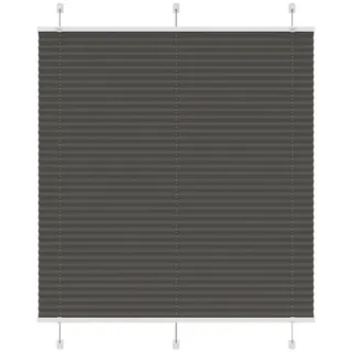 vidaXL Plissee 120 x 150 cm schwarz