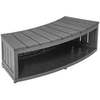 Malibu Whirlpool-Umrandung  (B x T x H: 85 x 35 x 26 cm, Anthrazit)