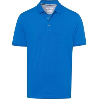 Brax Poloshirt Herren Poloshirt PETE U (1-tlg) blau Lengelhorn