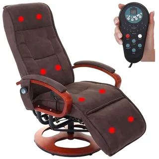MCW Massagesessel Terni II-R Polyester 0 x 0 x 0 cm Braun drehbar, 9-Punkt-Massage