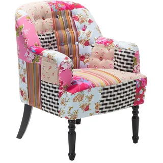 Beliani Sessel MANDAL Stoff 0 x 0 x 0 cm Rosa