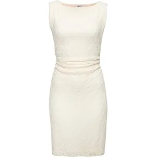 Buffalo Spitzenkleid Beige/Weiß 38