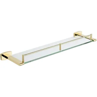 Mexen Zoja hängendes Glasregal, gold - 7019137-50