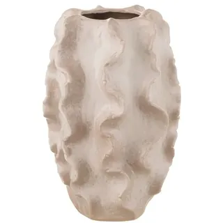 DAHEIM Vase Abstrakt 37,5 cm Porzellan Beige