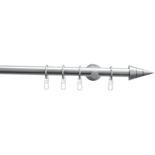 Gardinia Stilgarnitur Kegel Ø 20 mm, edelstahl-optik, 200 cm