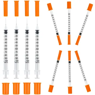 10Stück 1 ml/cc Plastiktube (31g, 6mm) Mehrzweck-Messwerkzeuge, Einzeln verpackt, Laborzubehör (10)